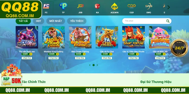 FC bắn cá gây ấn tượng với những tựa game đồ họa cực đã mắt