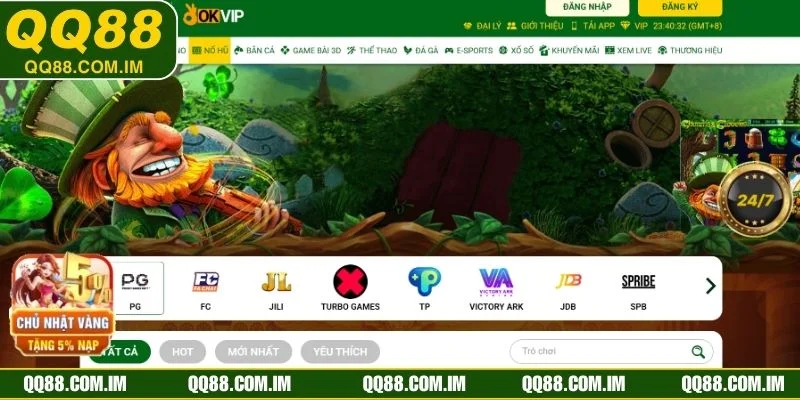 Sảnh nổ hũ QQ88 mang đến cho người chơi một trải nghiệm sống động, chân thực